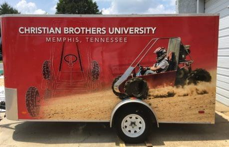 Christian Brothers Small Trailer Wrap