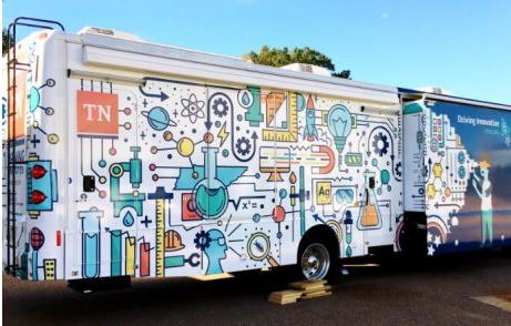 Mobile Science Lab Bus Wrap