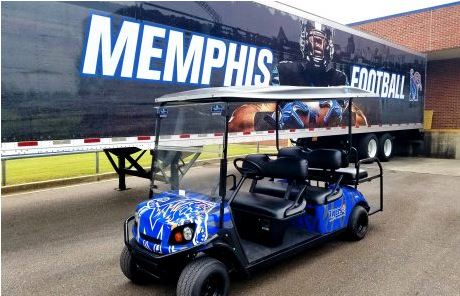 UofM Golf Cart Wrap