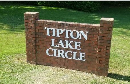 Tipton Lake Cast Aluminum Letters Gloss White