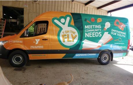 YMCA Y on the Fly Van Wrap