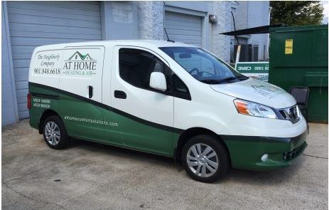 At Home Heating and Air Wrap Nissan NV200