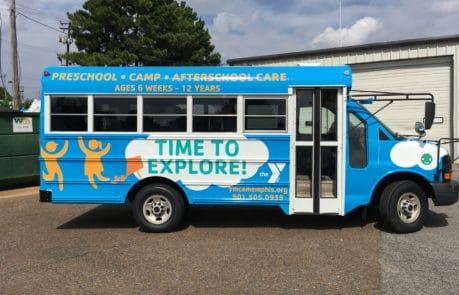 YMCA School Bus Wrap