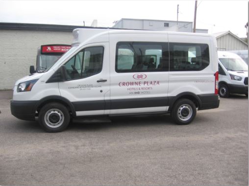 Crowne Plaza Cleveland Playhouse Basic Van Graphics