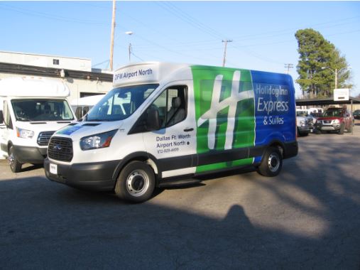 Holiday Inn Express DFW ShuttleStar Van