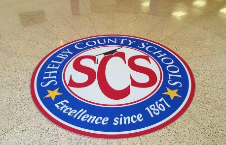 Shelby County Schools Floor Decal